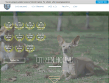 Tablet Screenshot of citizenhoundsf.com